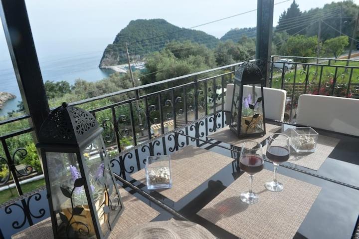Angela Panorama Villa Paleokastritsa Exteriör bild