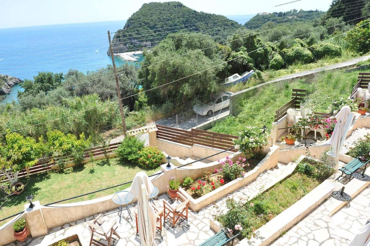 Angela Panorama Villa Paleokastritsa Exteriör bild