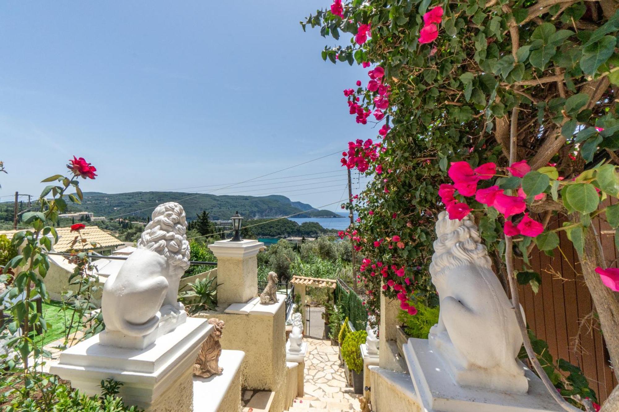 Angela Panorama Villa Paleokastritsa Exteriör bild