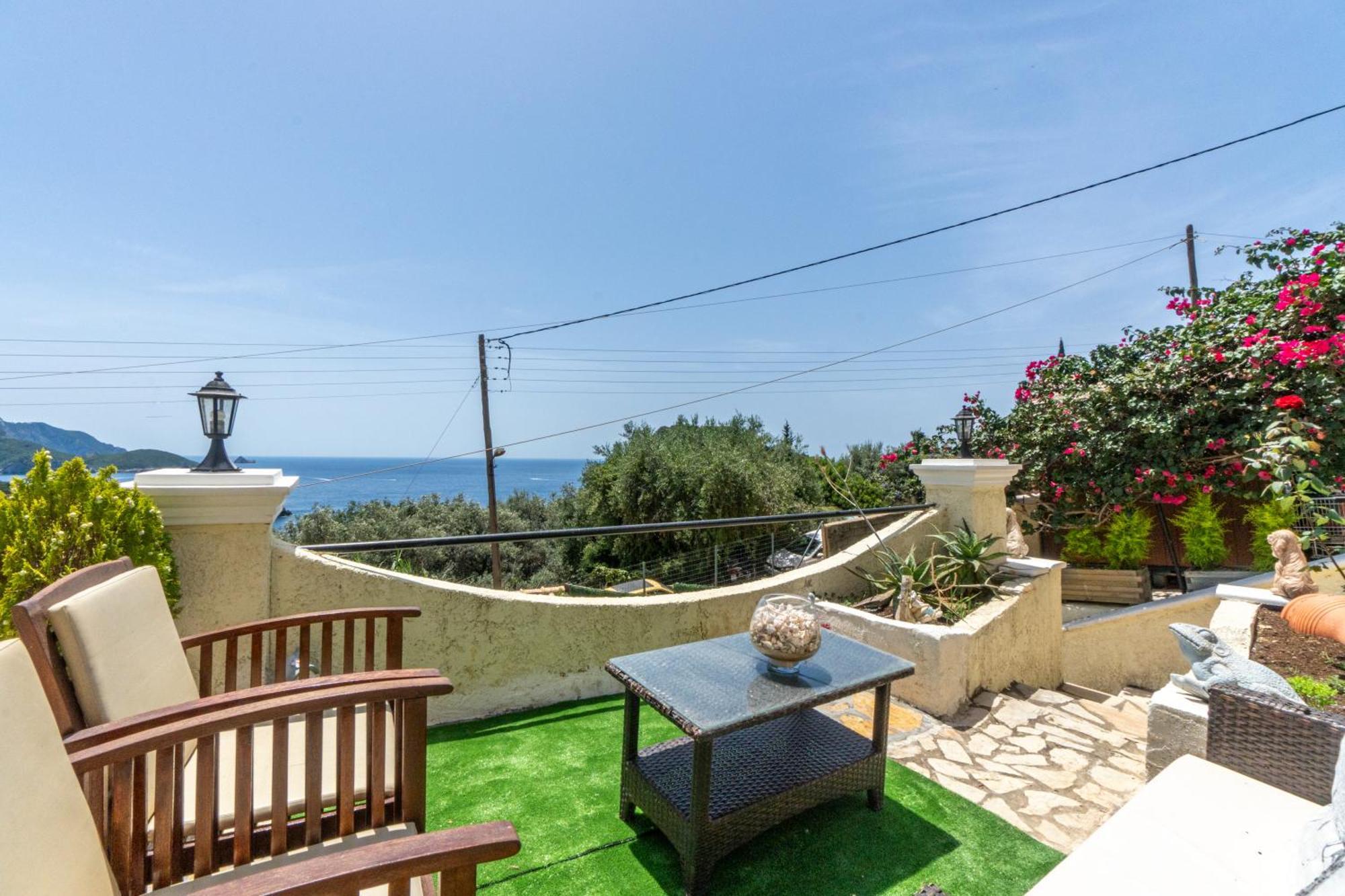 Angela Panorama Villa Paleokastritsa Exteriör bild