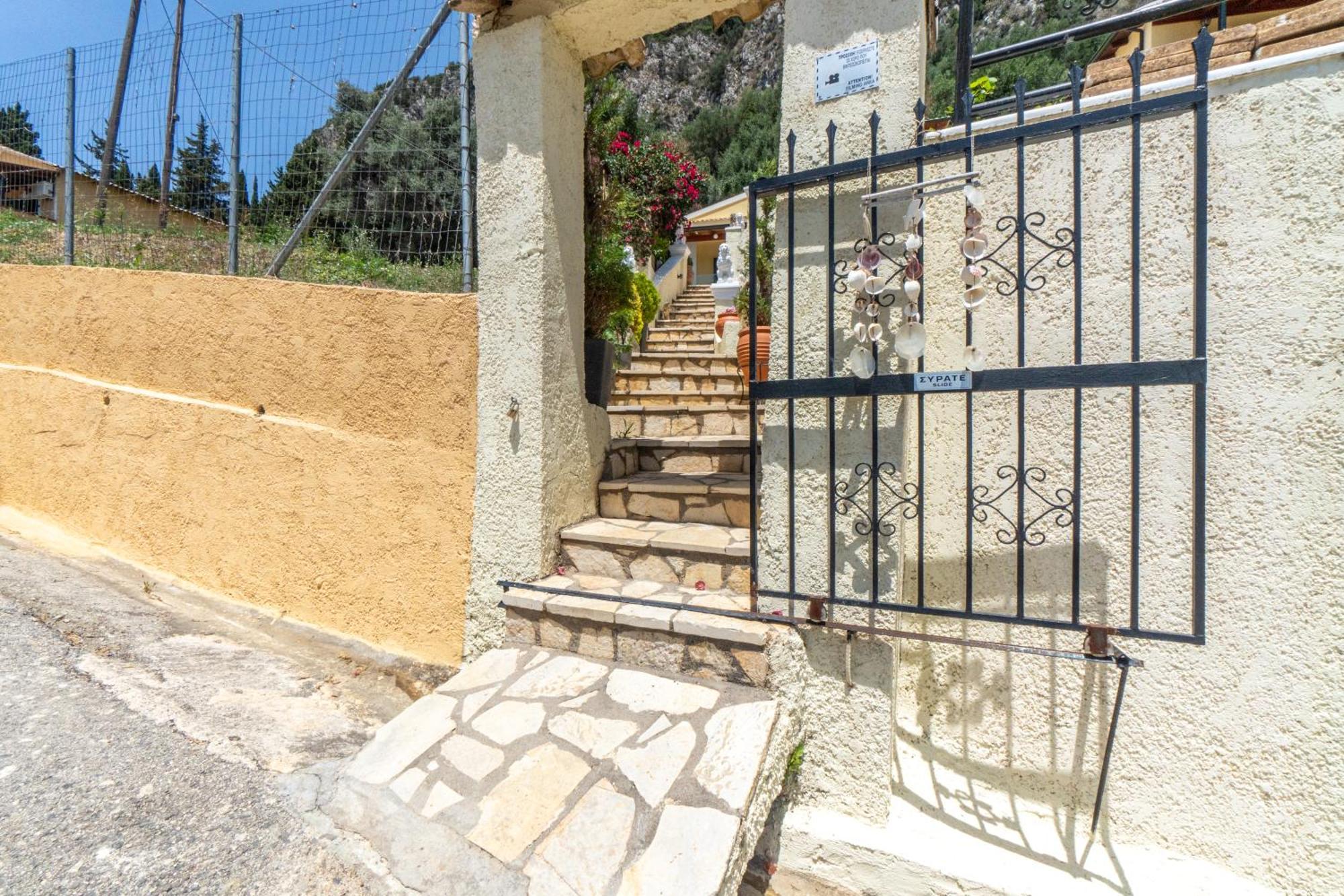 Angela Panorama Villa Paleokastritsa Exteriör bild