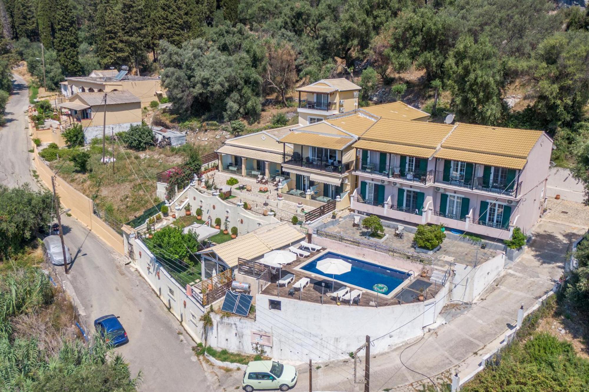 Angela Panorama Villa Paleokastritsa Exteriör bild