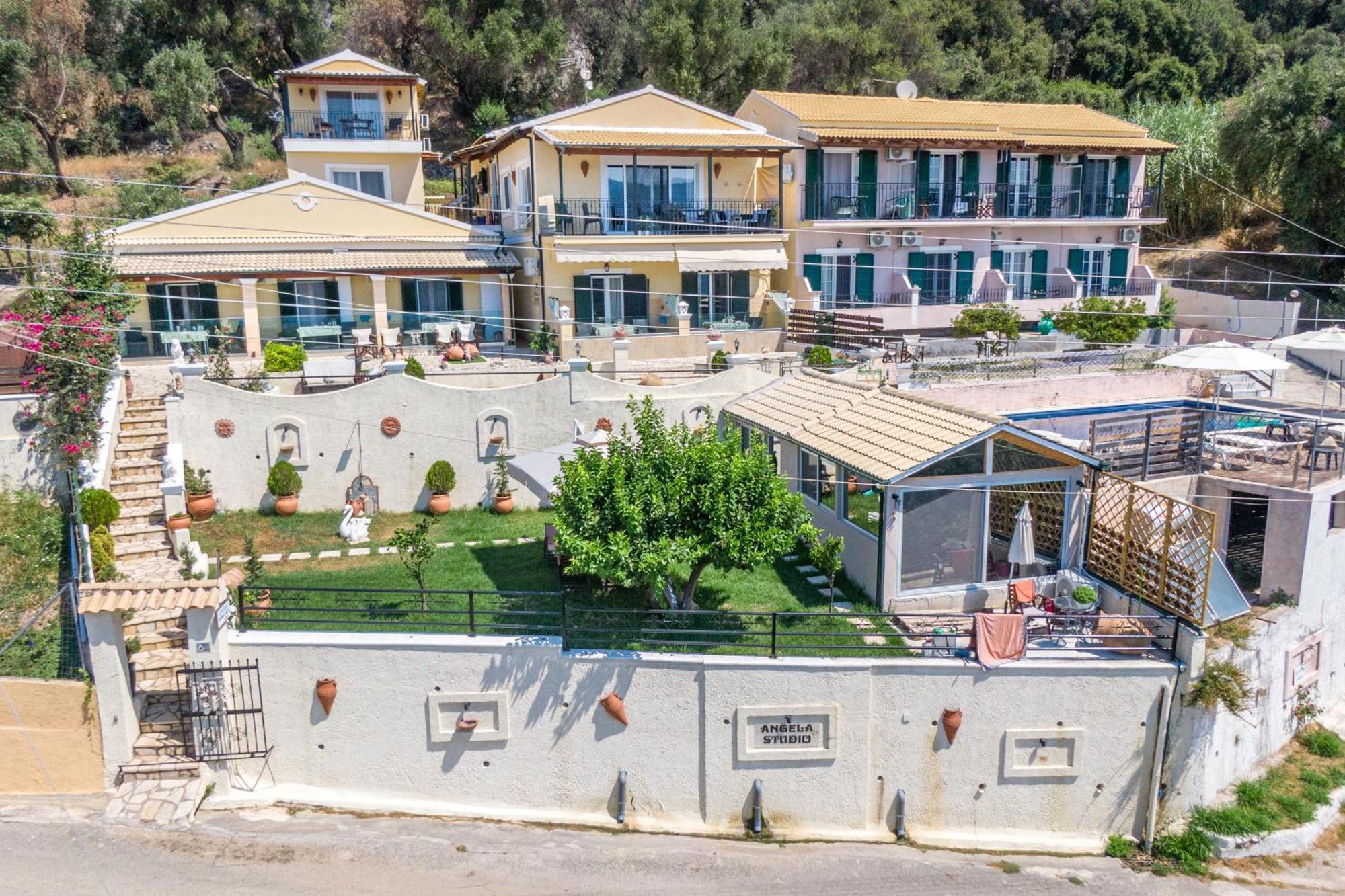 Angela Panorama Villa Paleokastritsa Exteriör bild